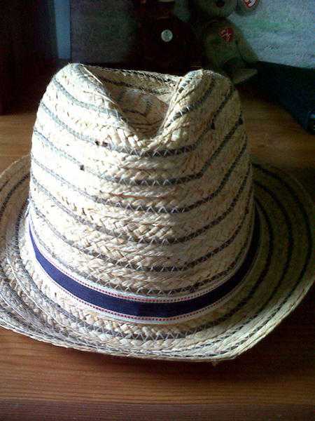 New Fat Face Ladies Straw Trilby Hat