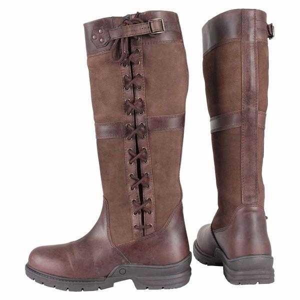 NEW Horka Midland Adults Waterproof Country Walking Horse Riding Leather Boots UK Size 4