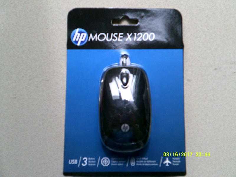 NEW HP X1200 MOUSE HEWLETT-PACKARD MICE USB