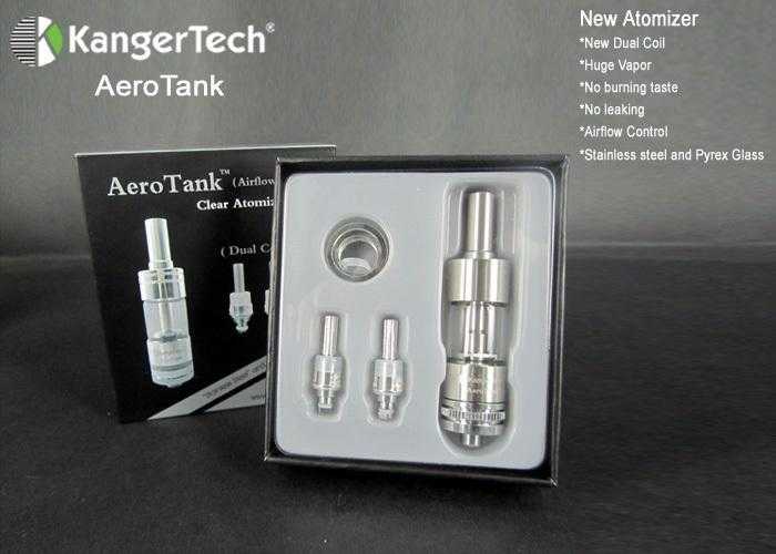 New KangerTech Aerotank 2.5mil Atomizer E Cig Free PampP