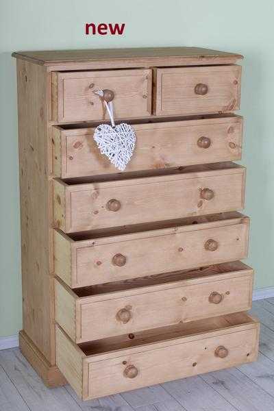 NEW- LARGE 2 OVER 5 QUALITY PINE CHEST NOT FLAT PACKED OR IMPORT-CAN COURIER - FREE LOCAL DELIVERY