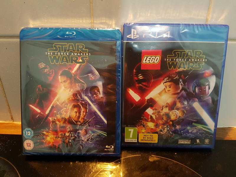 New Lego Star wars the force Awakens PS4  bluray