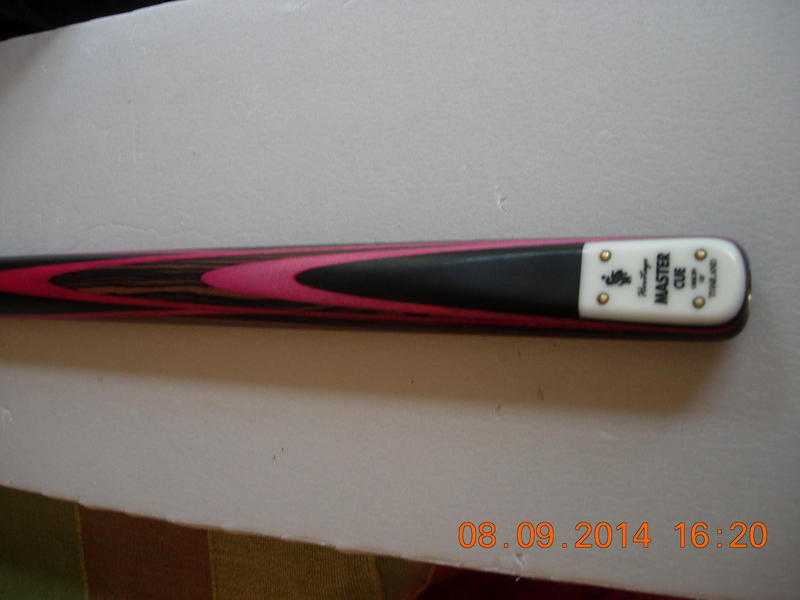 New One piece maple Mastercue Heritage cue  case.