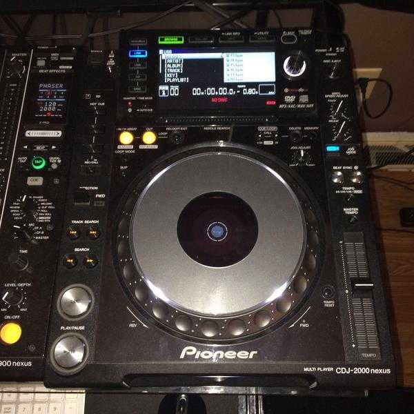 New Pioneer CDJ-2000NXS2 Professional multi player Pro-DJ with high-res audio