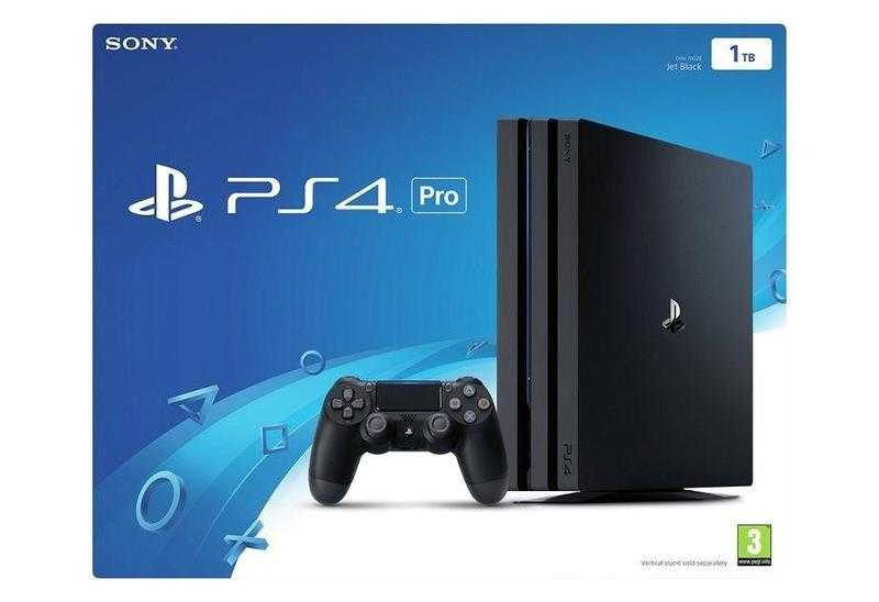 New PS4 Pro 1TB console amp 2 games.