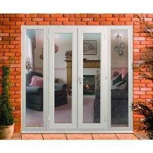 New PVCu French Doors with Sidelights