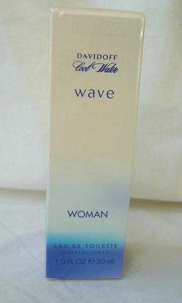 New SEALED DAVIDOFF Cool Water WAVE WOMAN 30ml EDT FRAGRANCE Mothers Day