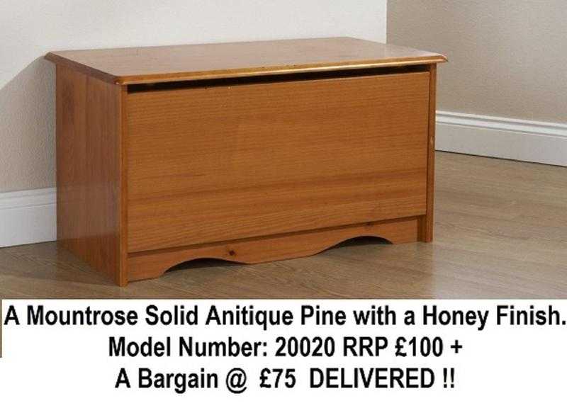 NEW Solid Pine Mountrose Trafford Ottoman Flat Packed Delivery Available CALL 07401955500