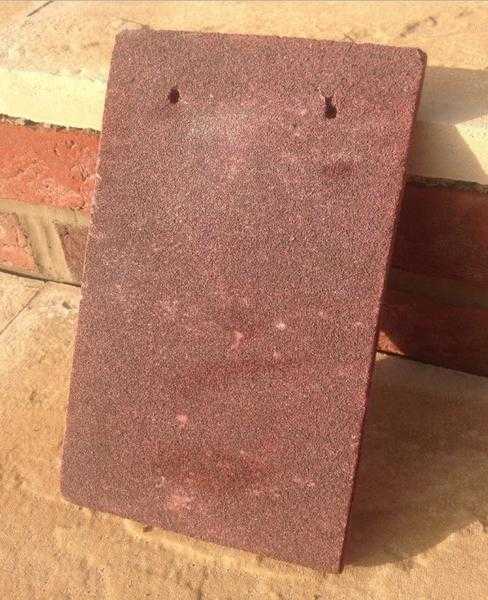 New unused roof tiles - Redland Natural Red plain tiles