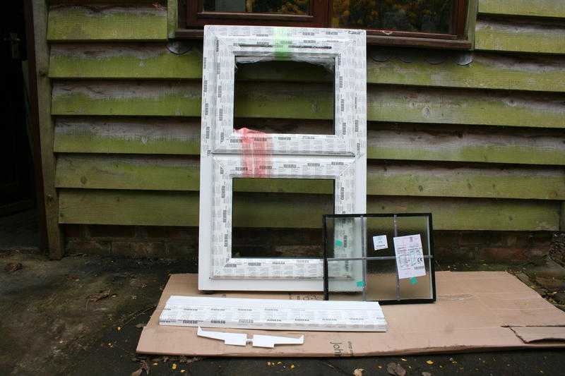 New uPVC  PVCu Rehau white double glazed lead window