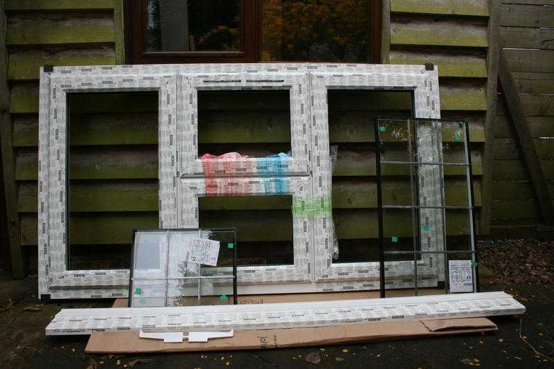 New uPVC  PVCu Rehau white double glazed lead window