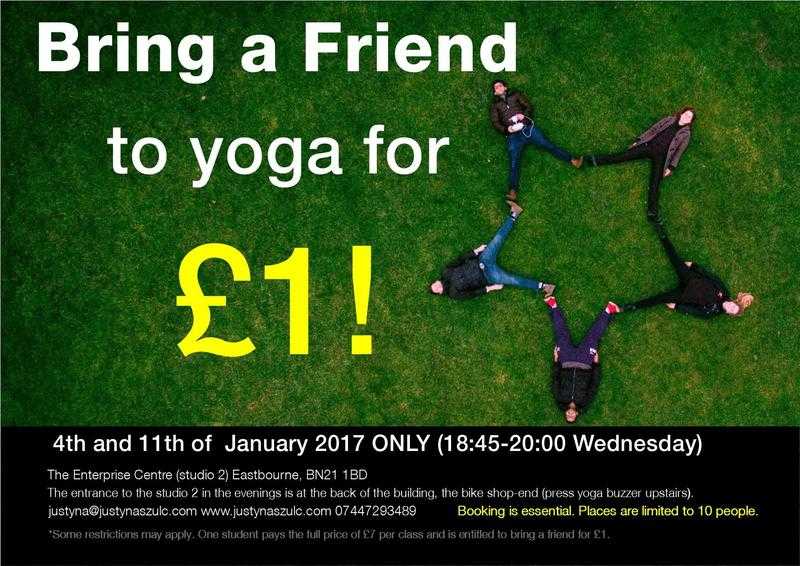 New Wednesday class-special offer in January