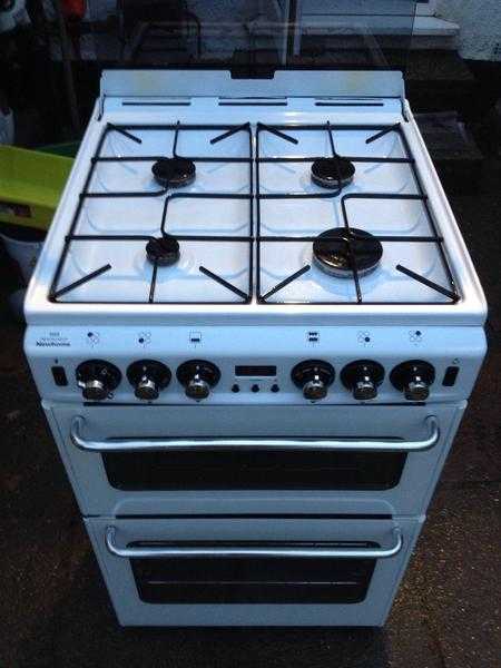 New World Gas Cooker Double Oven With Electric Grill