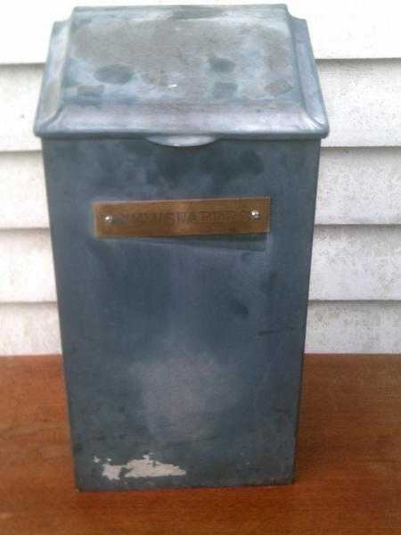 Newspaper  Mail Tin