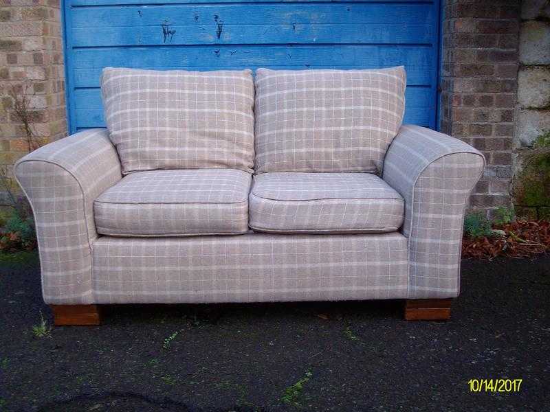 NEXT 2 two-seater settees cream- check