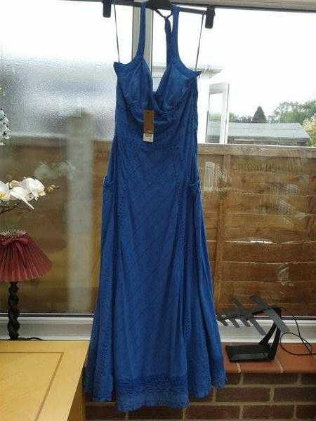 Next Petite Halter Neck Maxi Dress Size 8. BNWT