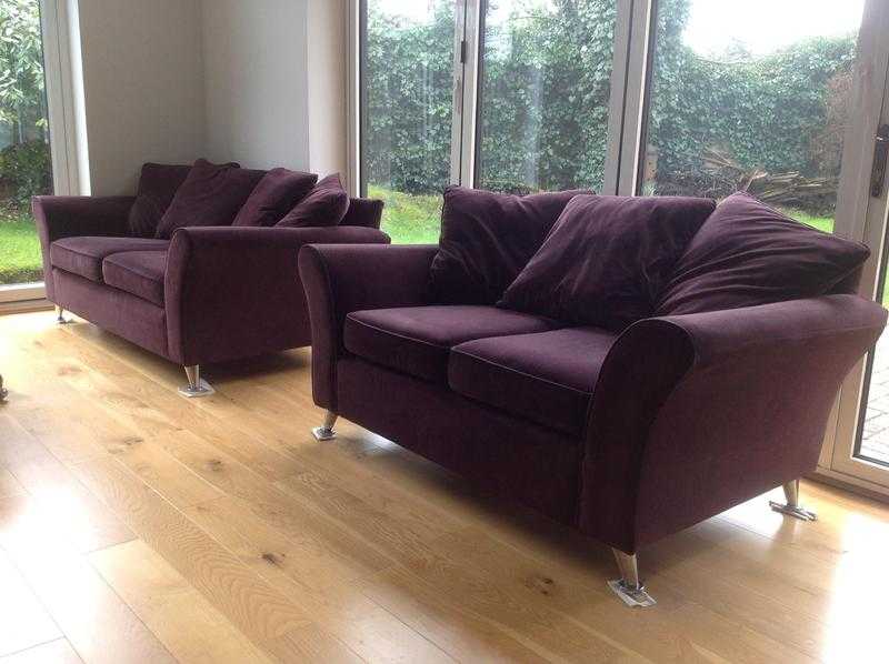 Next Sofas - 2 seater amp 3 seater