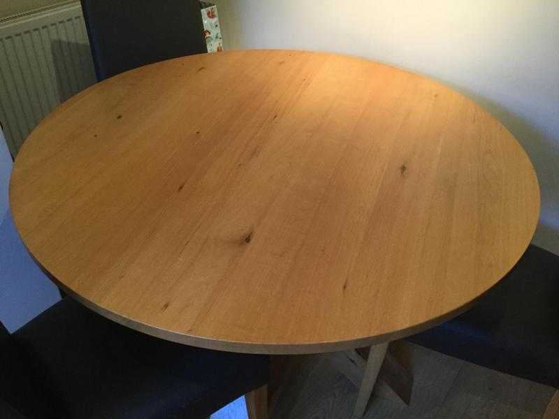 Next Solid Oak Dining Table