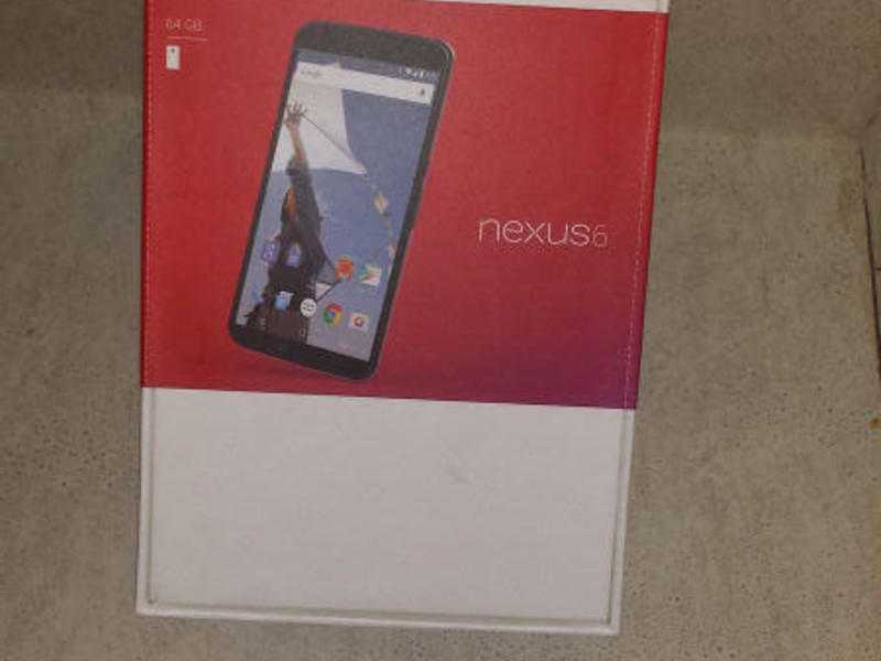 Nexus 6 - Still Factory Boxed