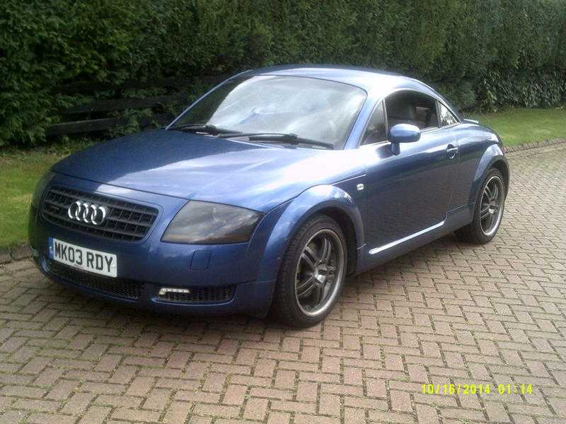 nice example Audi tt 6 speed 03 plate full cream leather