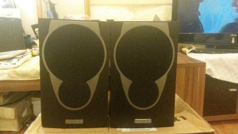 nice pair of mission MX-1 speakers  Lound speakers