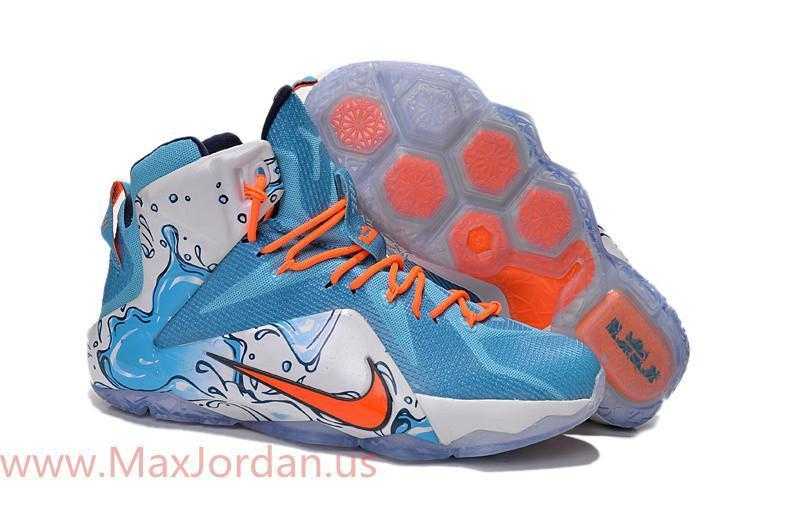 Nike lebron 12 blue white sneaker 78usd