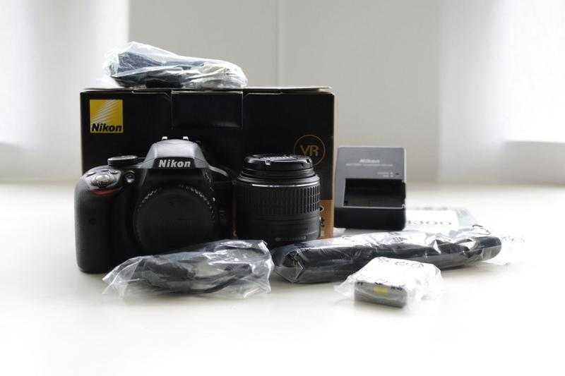 Nikon D3300 camera with 18-55 kit lens. Boxed with all accessories.