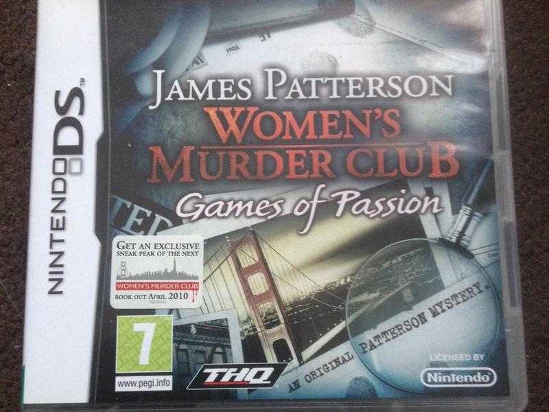 Nintendo DS game  039James Patterson- Womens murder club- games of passion039