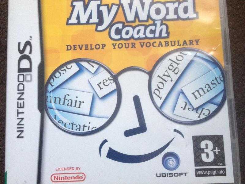 Nintendo DS game  039My word coach - develop your vocabulary039