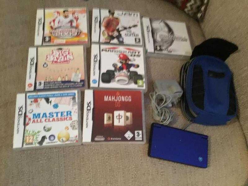 Nintendo Ds I console with games