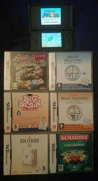 Nintendo DS lite amp 7 Games