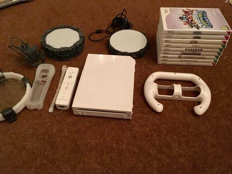 Nintendo Wii Console and Games Bundle