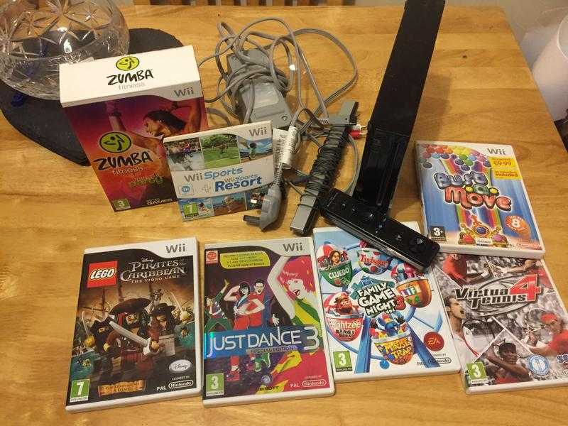 Nintendo wii console and games bundle for sale