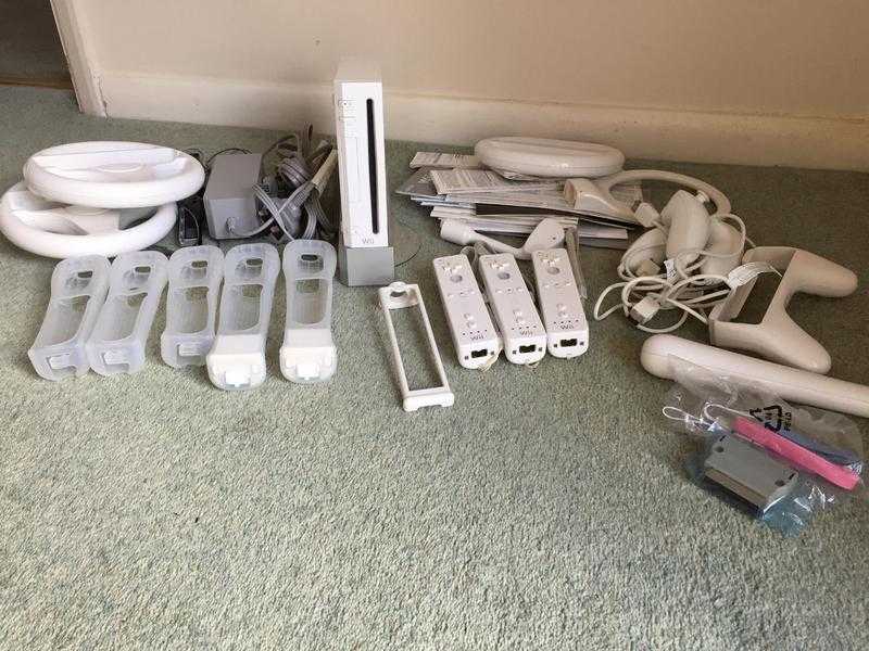 Nintendo Wii Console with accessories