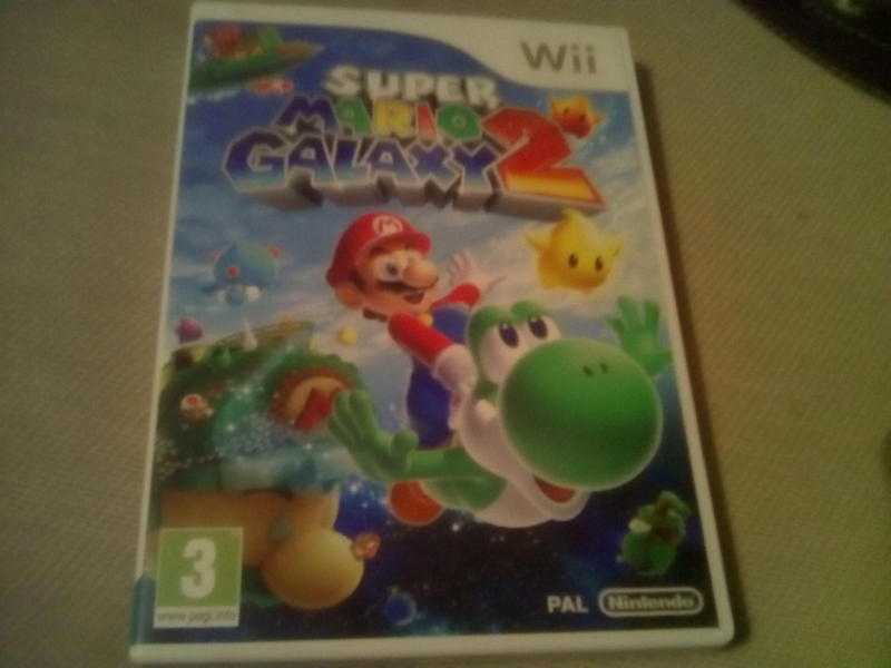Nintendo Wii Game Super Mario Galaxy 2.