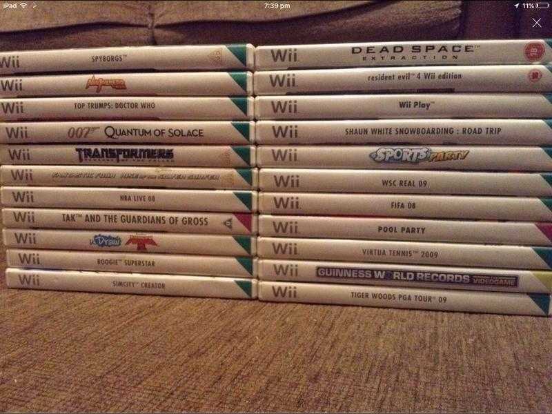 Nintendo Wii Games 5 EACH