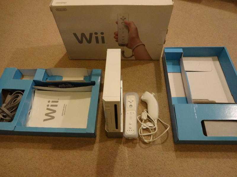 Nintendo Wii Games Console - Boxed