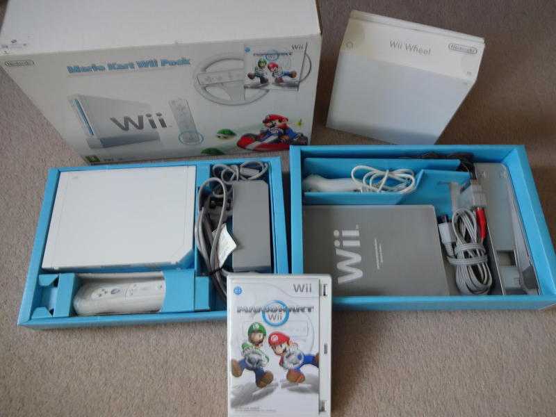 Nintendo Wii Games Console - Mario Kart Version