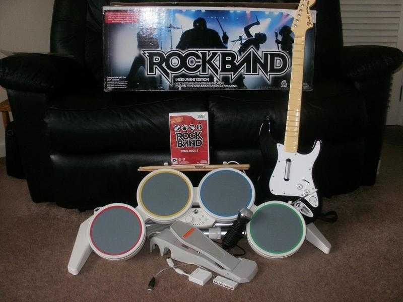 Nintendo Wii Rock Band game