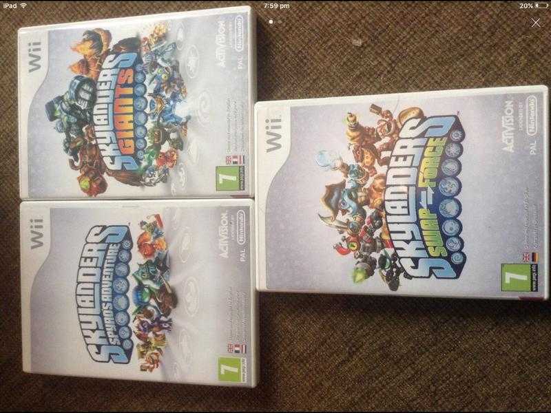 Nintendo Wii Skylanders Games