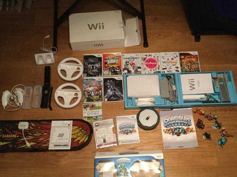 Nintendo Wii with games