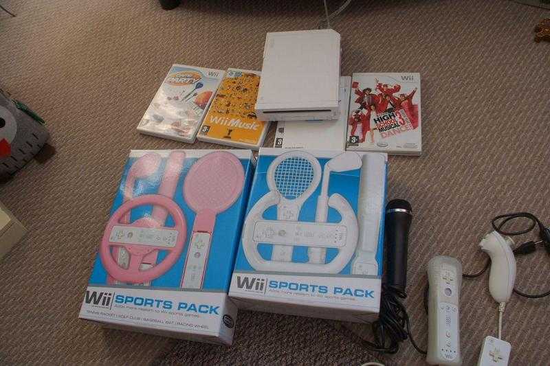 Nintendo Wii with games etc