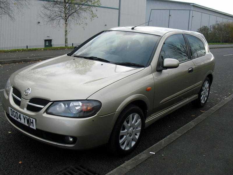 Nissan Almera 1.8 SXE (04 reg 2004 Navigation System, 12 MONTHS MOT