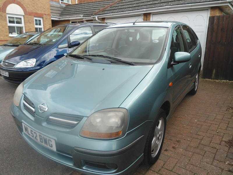 Nissan Almera 1.8 Tino 2 SE - 2002 (52) - Low Mileage - FULL MOT