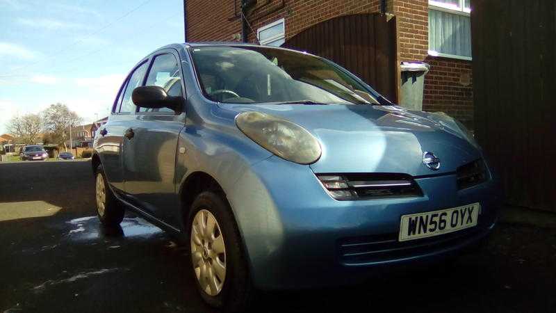 NISSAN MICRA 1.2 , 56 reg, 2007 MODEL, FULL 12 MONTHS MOT, 5 DOORS