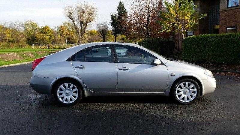 Nissan Primera 2005NISSAN PRIMERA 2.0 SVE SILVER COLOUR LEATHER HEATED SEATS SAT NAV REAR PARKING CAMERA