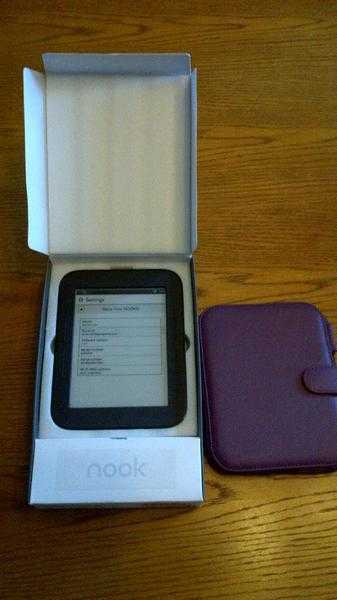 NOOK SIMPLE TOUCH E READER SPARES OR REPAIR