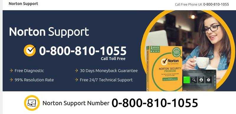 Norton Support  Call Free Phone No. 0-800-810-1055 UK