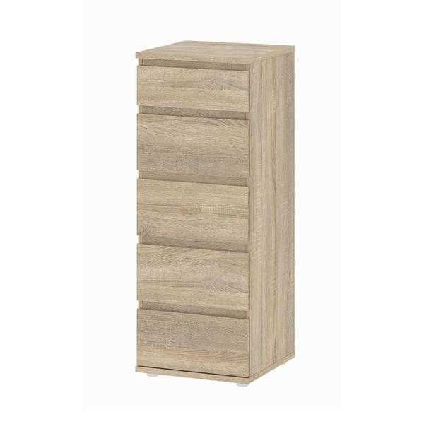 Nova 5 Drawer Chest In Light Oak Brand new flat packed