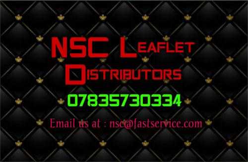 NSC Leaflet Distributors  49.95 per 1000 units